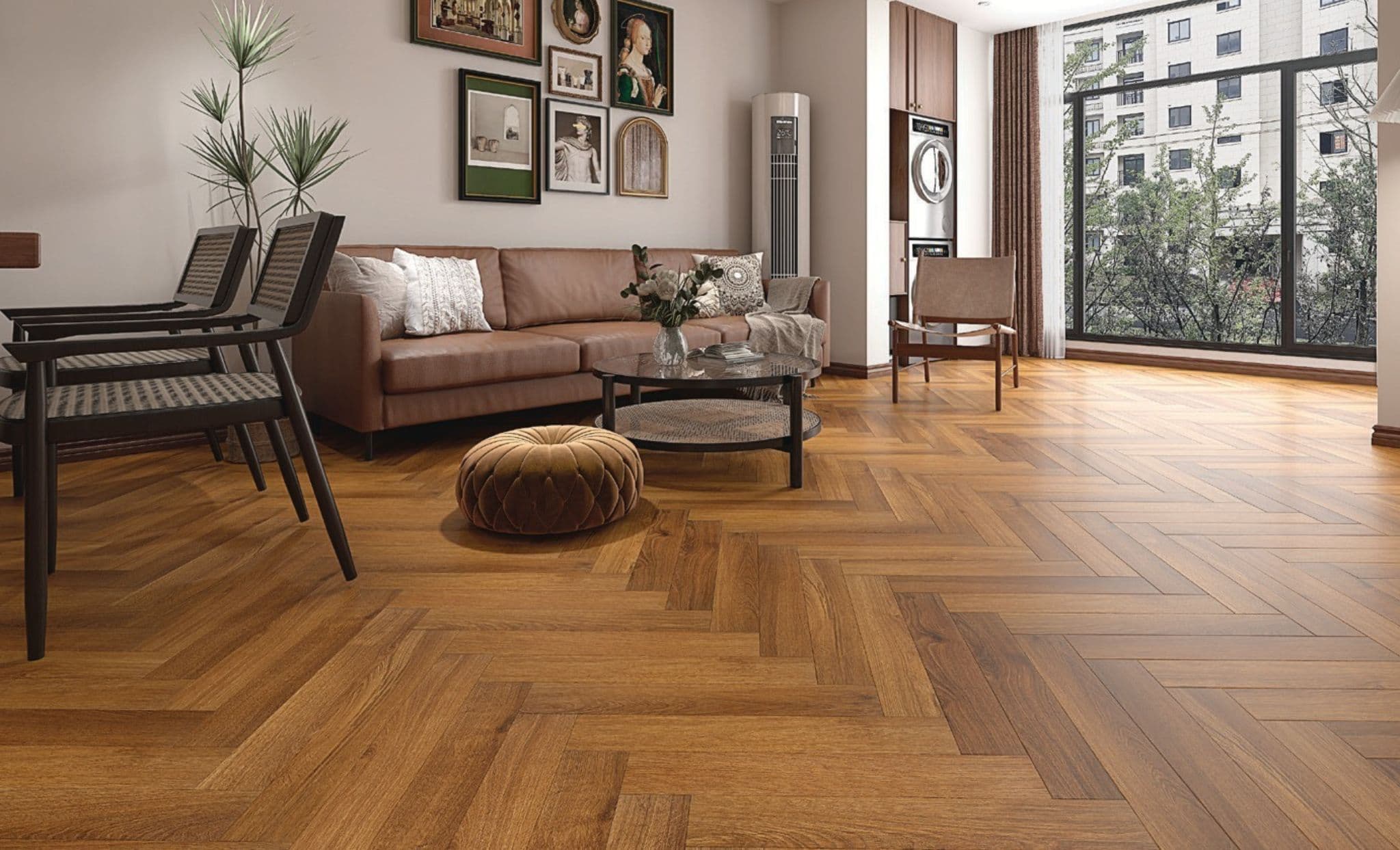 Herringbone Floor